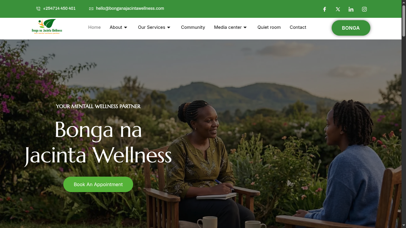 Bonga na Jacinta Wellness